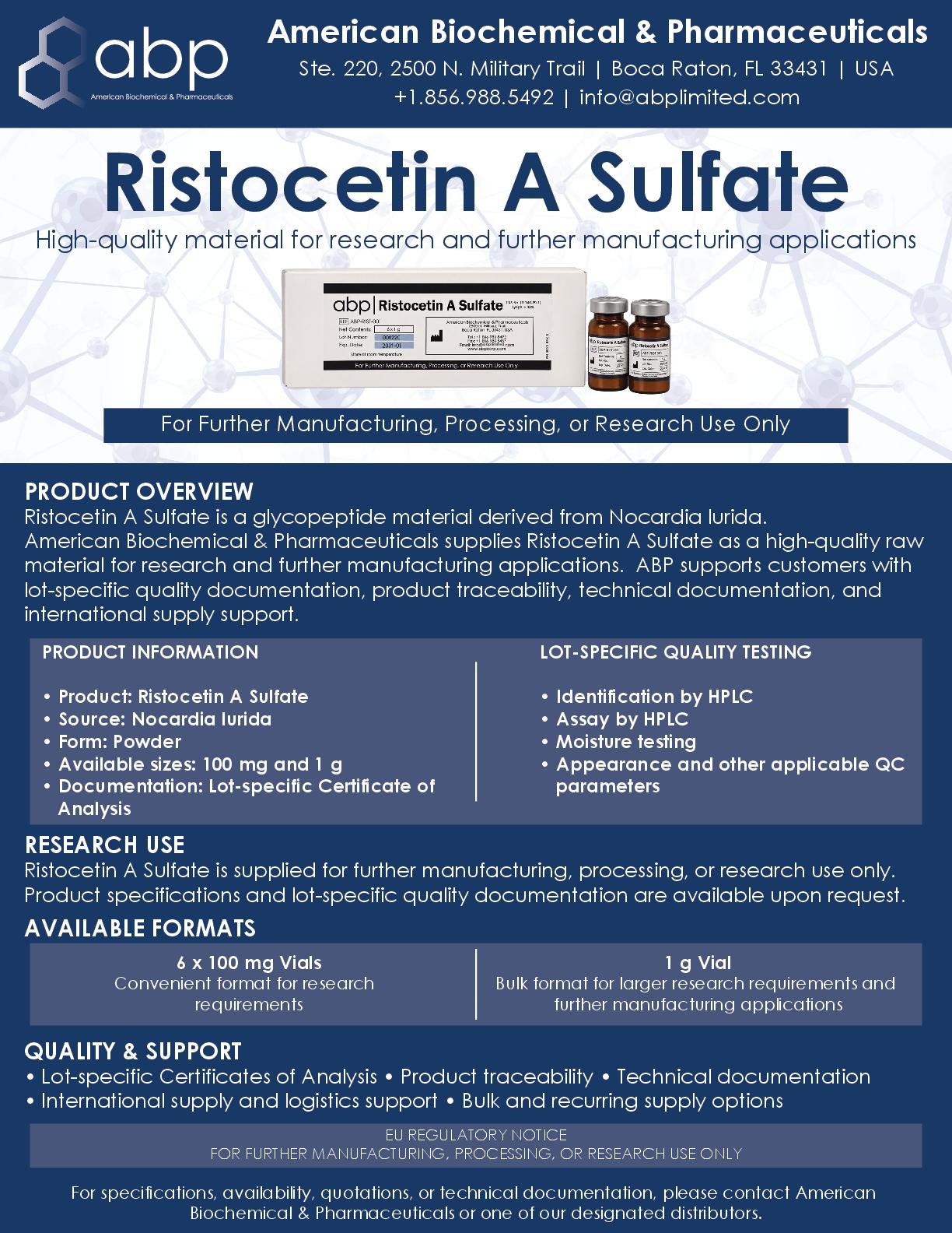 abp Ristocetin Flyer